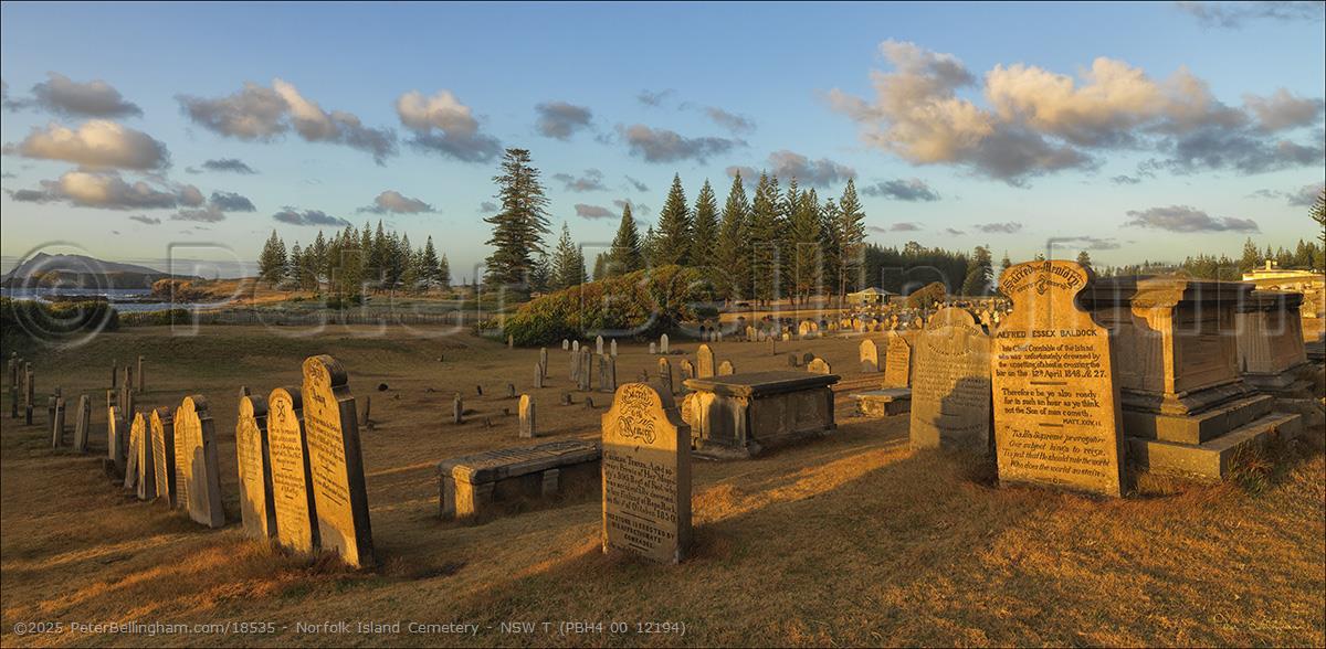 Peter Bellingham Photography Norfolk Island Cemetery - NSW T (PBH4 00 12194)